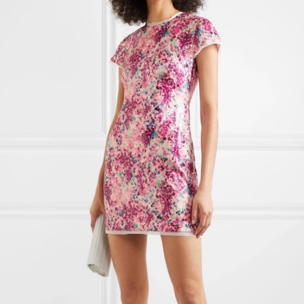 Rachel Zoe Pink Floral Mini Dress